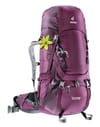 Aircontact 50+10 Sl Mure/Aubergine + deuter