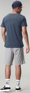 Picture Organic Clothing + Authentic Tee Dark Blue Melange - 5