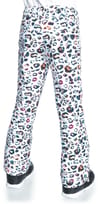 Roxy + Backyard Girl Printed Pant Bright White Leops Girl