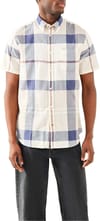 Barbour + Douglas S/S Tailored Shirt Oban Mist Tartan