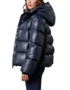 Barsy Cap Cuir Blouson Marin + Fusalp