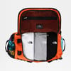 The North Face + Base Camp Duffel - M Red Orange/Transantarctic Blue