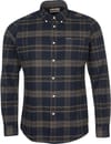 Betsom Tailored Shirt Grey Marl + Barbour