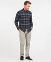 Barbour + Betsom Tailored Shirt Grey Marl