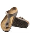 Birkenstock + Gizeh W Birko-Flor Nubuck Mocha