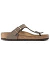 Birkenstock + Gizeh W Birko-Flor Nubuck Mocha - 3