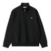 Half Zip American Script Sweat Black + Carhartt WIP