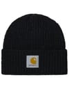 Anglistic Beanie Speckled Black + Carhartt WIP