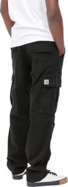 Carhartt WIP + Regular Cargo Pant Black Garment Dyed - 4