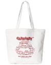 Canvas Graphic Tote Fast Food Print, White / Samba + Carhartt WIP