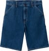 Single Knee Short Stone Washed Blue + Carhartt WIP