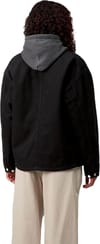 Carhartt WIP + OG Michigan Coat W Black / Black Rinsed - 4