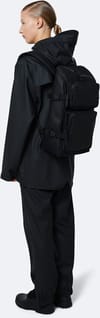 Rains + Charger Backpack Black - 6