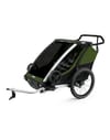 Chariot Cab2 Cypresgreen + Thule