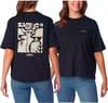 North Cascades Graphic T Black Simple Gorge + Columbia