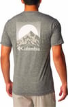 Columbia + Kwick Hike Back Graphic Black Heather Moonscape - 3
