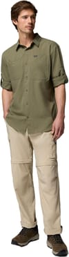 Columbia + Silver Ridge Utility II LS Shirt Stone Green - 3