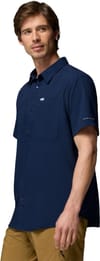 Columbia + Silver Ridge Utility II SS Collegiate Navy
