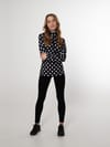 Protest + Dahliay 1/4 Zip Top W True Black - 3