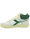 Diadora + Magic Basket Demi Cut Suede Leather White Greener Pastures - 4