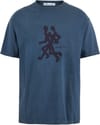 Runners Warm California Cotton Tee Blue + District Vision