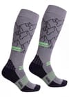 Landscape Ski Socks Eider x Snowleader Abyss + Eider