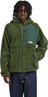Element + Wolfe Sherpa Reversible Hoody Bronze Green - 6