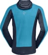Norrona Falketind Alpha120 Zip Hood M Hawaiian Surf/Indigo Night Walking Fleeces : Snowleader