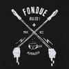 Alprausch + Fondue Rules T-Shirt Black