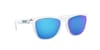 Oakley + Frogskins Crystal Clear Prizm Sapphire Iridium - 8