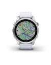 Garmin + Fenix 7S Stainless Steel /Whitestone Band - 3