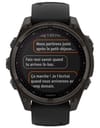Garmin + Fenix 8 Solar 47mm Sapphire Solar Titane/Carbon Gray