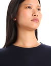 Icebreaker + W Merino 200 Oasis LS Crewe Midnight Navy - 4