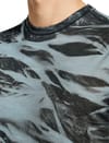 Icebreaker + M Merino Blend 125 Cool-Lite Speed SS Tee Mton AOP Flint Blue/Blk/Aop - 7