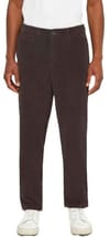 Knowledge Cotton Apparel + Chuck Regular 8-Wales Corduroy Chino Pants Chocolate Plum - 3