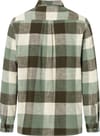Knowledge Cotton Apparel + Regular Fit Checkered Shirt Green Check