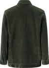Knowledge Cotton Apparel + Classic 8-Wales Cotton Corduroy Zip Overshirt Forrest Night