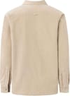 Knowledge Cotton Apparel + Corduroy Overshirt Light Feather Gray