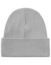 Knowledge Cotton Apparel + Double Layer Wool Beanie Grey Melange