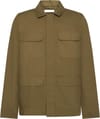 Ribstop Overshirt Burned Olive + Knowledge Cotton Apparel