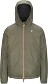 K-Way + Jake Plus.2 Double Black Pure Green Lichen - 3