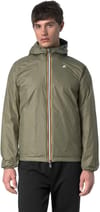K-Way + Jake Plus.2 Double Black Pure Green Lichen - 7