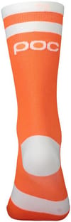 POC + Lure MTB Sock Long Zink Orange/Hydrogen White