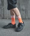 POC + Lure MTB Sock Long Zink Orange/Hydrogen White - 4