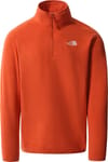 M 100 Glacier 1/4 Zip - Eu Burnt Ochre + The North Face