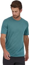 Patagonia + M's Cap Cool Trail Shirt Abalone Blue