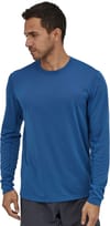 Patagonia + M's L/S Cap Cool Trail Shirt Forge Grey