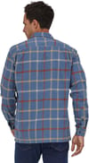 Patagonia + M's L/S Organic Cotton MW Fjord Flannel Shirt Brisk/Dolomite Blue - 3