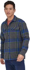 Patagonia + M's L/S Organic Cotton MW Fjord Flannel Shirt Edge/Black