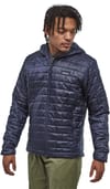Patagonia M's Nano Puff Hoody Classic Navy Ski down jackets Snowleader
